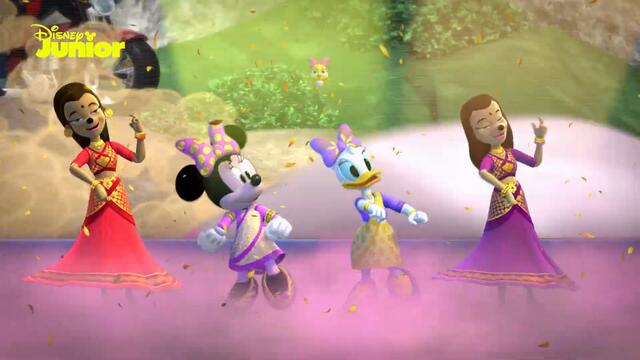 Overraskelser over alt på jorden 🎵 | Mickey Mouse Hæsblæsende Eventyr | Disney Junior Danmark