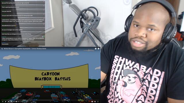 Mickey Mouse vs SpongeBob Squarepants - Cartoon Beatbox Battle Reaction