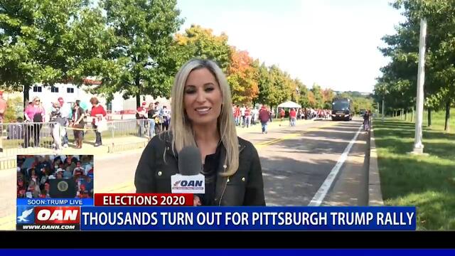 Thousands of President Trump's Supporters Attend Pittsburgh's Great American Comeback Rally