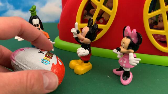 🤩🤩 Mickey Mouse, Goofy and Minnie Mouse 🤩 Fun with Kinder Surprise 😍 Myszka Miki