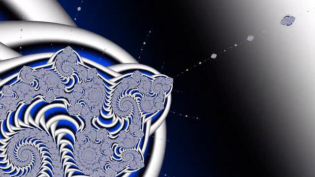 Ninja - Inner Dim Mandelbrot Blue Orbit Zoom