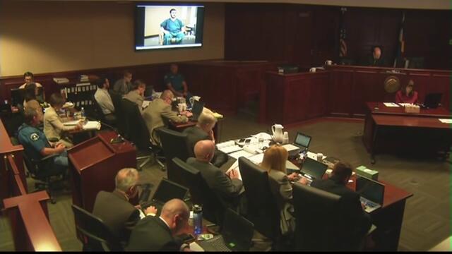 James Holmes describes what he saw and felt and he entered the Aurora theater, began firing