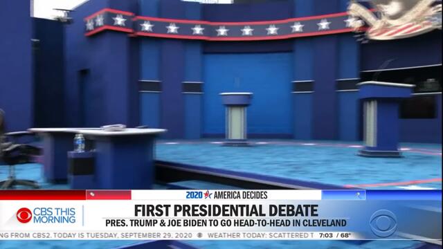 President Trump, former Vice President Biden to face off for the first time in Tuesday debate