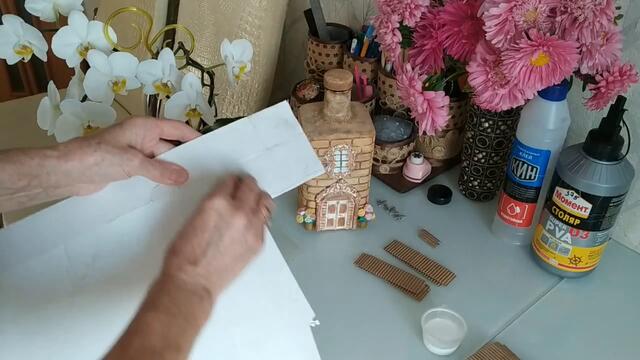 КАК СДЕЛАТЬ КРЫШУ ДЛЯ ДОМИКА.