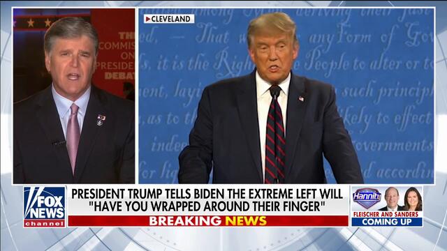 Hannity: President Trump 'steamrolled' Biden in first debate