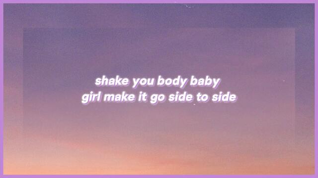 Redfoo - New Thang (TikTok Remix) Lyrics | shake your body baby girl make it go side to side