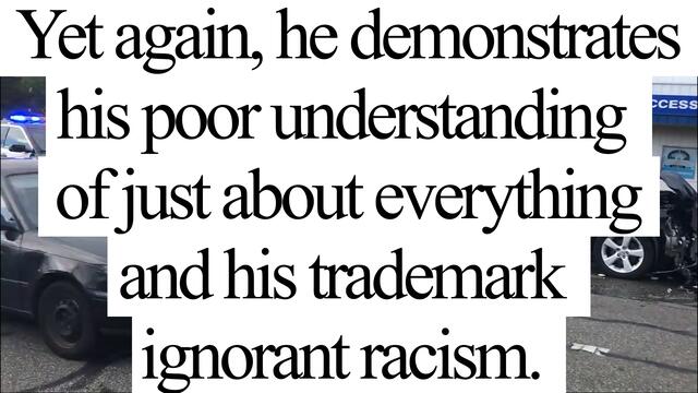 Auditing The USA Showcases His Racism And Ignorance Again!
