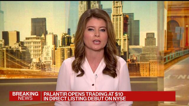 Palantir Debuts at $17 Billion Value in Long-Awaited Listing