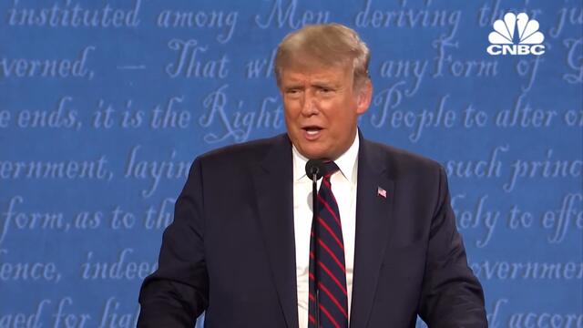 President Donald Trump: White supremacist group Proud Boys should 'stand back and stand by'