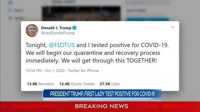 U.S. President Donald Trump has tested positive for COVID-19