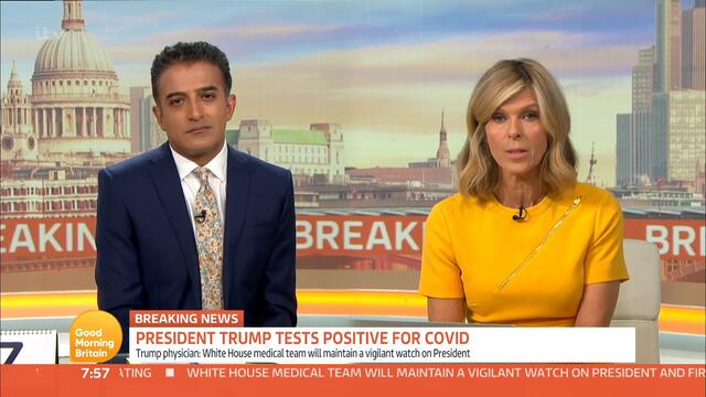 President Trump and Melania Trump Test Positive for Coronavirus | Good Morning Britain