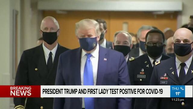 President Trump, First Lady test positive for COVID-19