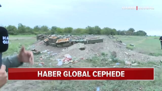 Haber Global, Cephe Hattındaki Askerlerle Konuştu. Azerbaycanlı Askerlerden Türkiye'ye Mesaj Var.