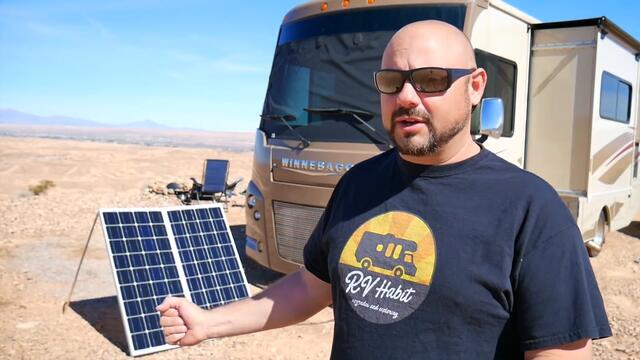 Pros and Cons of Portable Solar Panels Compared to Rooftop Full Time RV Living