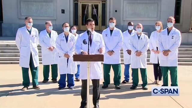 Walter Reed Medical Center News Conference on President Trump
