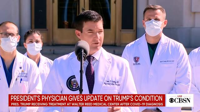 President Trump "doing very well," his physician says