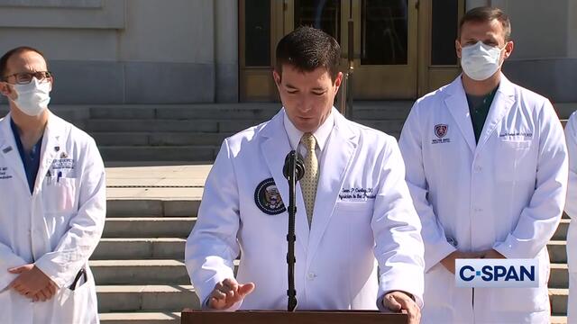 Walter Reed News Conference on President Trump