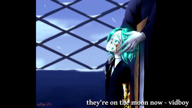 lofi hip hop | Land of the Lustrous 宝石の国 | vidboy - they're on the moon now