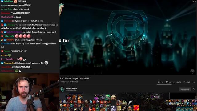 Asmongold Reacts to Preach's Take on Shadowlands Delay