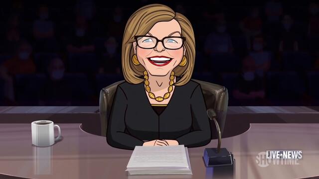 'COVID-Positive Cartoon Trump Watches the VP Debate' Ep. 314 Cold Open | Our Cartoon President