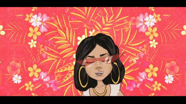 Reykon - Latina [Remix] feat. Tyga | Becky G | Maluma (Animated video)