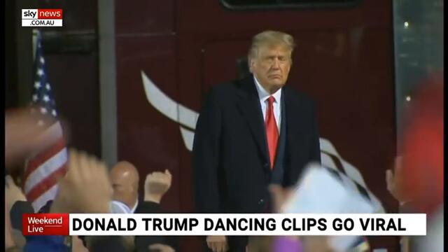 President Trump’s dance moves go viral