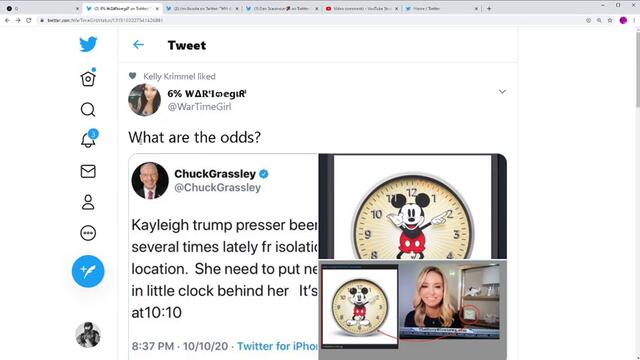 Q Proof Mickey Mouse Clock