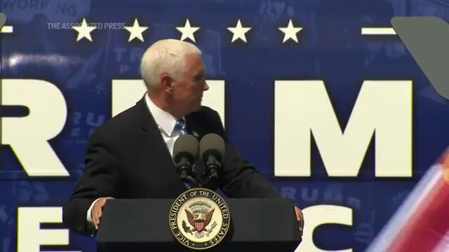 Pence touts anti-socialism in Miami campaign stop