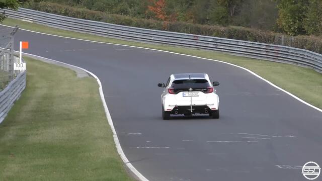 Hardcore 2021 Toyota GRMN Yaris Spied on Nurburgring