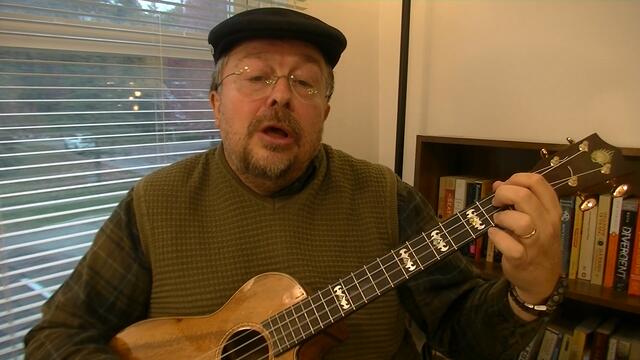 Willard Losinger Performs "Les Moines de Saint Bernadin" with Baritone Ukulele Accompaniment