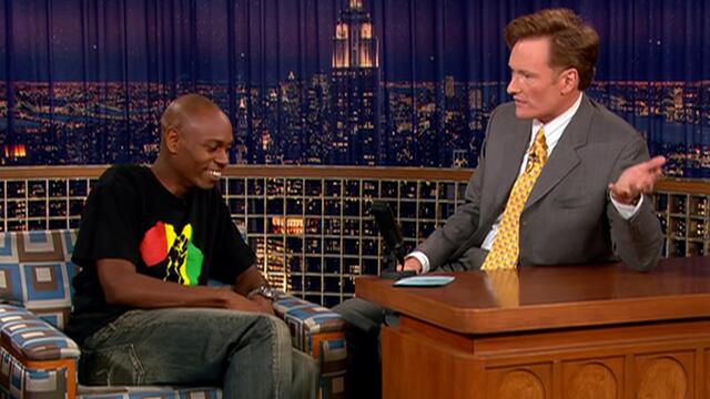 Dave Chappelle Explains Why "Planet Of The Apes" Is Racist - "Late Night With Conan O'Brien"