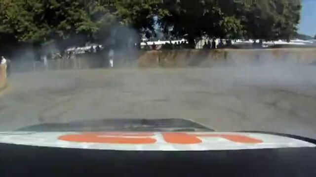 Ken Block отново подпали гумите на своета кола