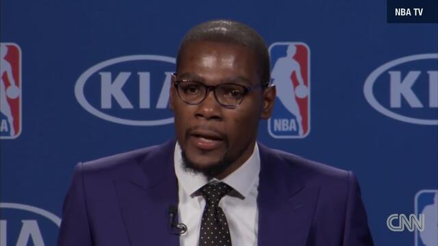 Kevin Durant in tears: Mom is the 'real MVP'