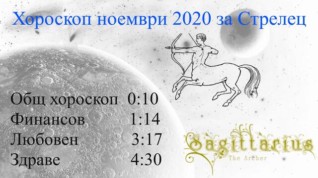 Хороскоп за месец ноември 2020 за Стрелец