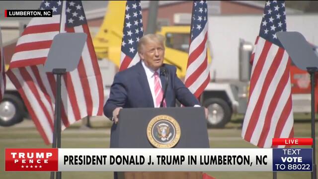 President Trump on Joe Biden's very tiny event where Biden called residents "chumps"