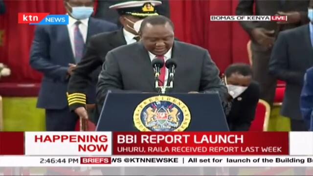 President Uhuru Kenyatta's full speech at BBI launch