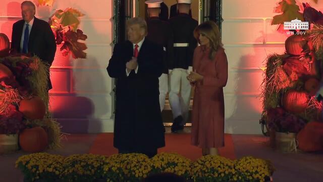 President Trump and The First Lady Host Halloween at the White House
