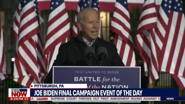 LIVE: President Trump and Joe Biden FINAL Campaign Rallies