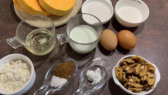 Тиквеник със заливка / Штрудель с тыквой