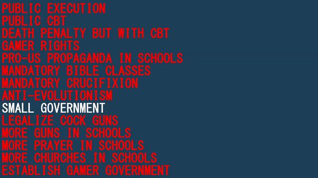 PragerW: Election Day and Candidates