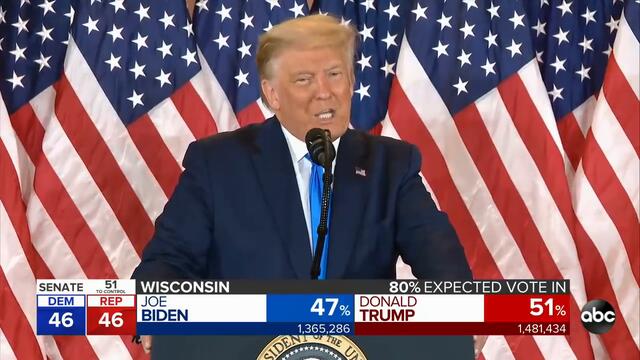 President Trump's election night remarks