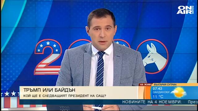 България сутрин: Проф. Мермерски: Нещата в САЩ са на ръба, прогнозирам, че ще е Тръмп