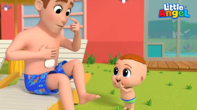 Плаваем В Бассейне 💦 Правила Поведения | Обучающие Мультики Для Малышей | Little Angel Русский