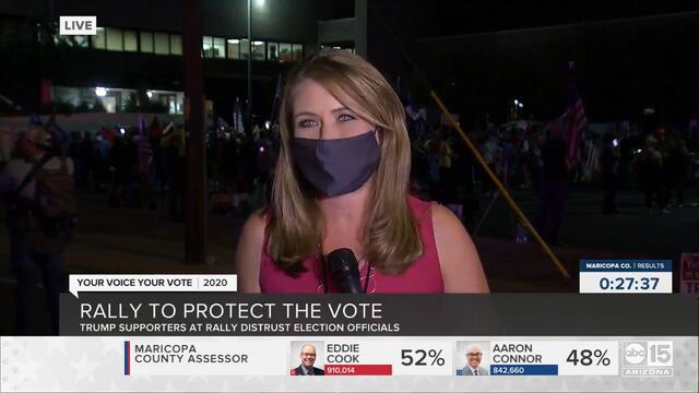 President Trump supporters rally in Phoenix