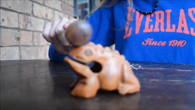 Through the fire and flames played on a Chinese frog