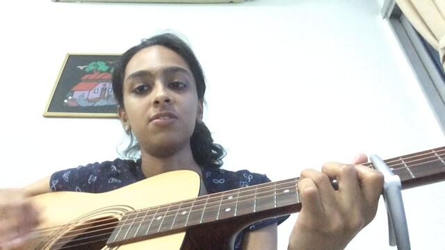 Coldplay The scientist Varshini Vijayakumar Acoustic Cover