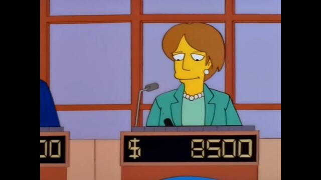 Marge Goes on Jeopardy
