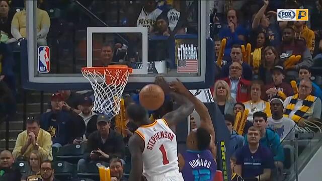 Lance Stephenson Celebrates Too Early After Blocking Dwight Howard and Forgets About The Play!