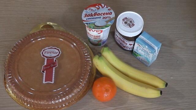 Лесна и чудесна торта с готови блатове и течен шоколад!