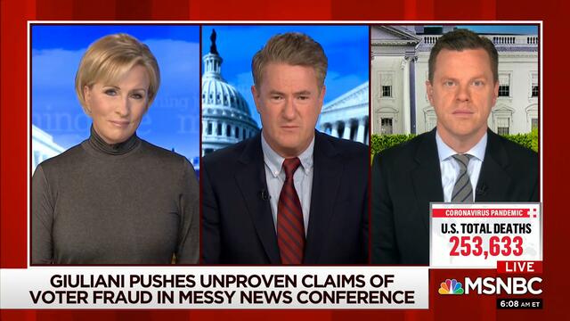 Giuliani Pushes Unproven Claims Of Voter Fraud On Thursday‌ | Morning Joe | MSNBC